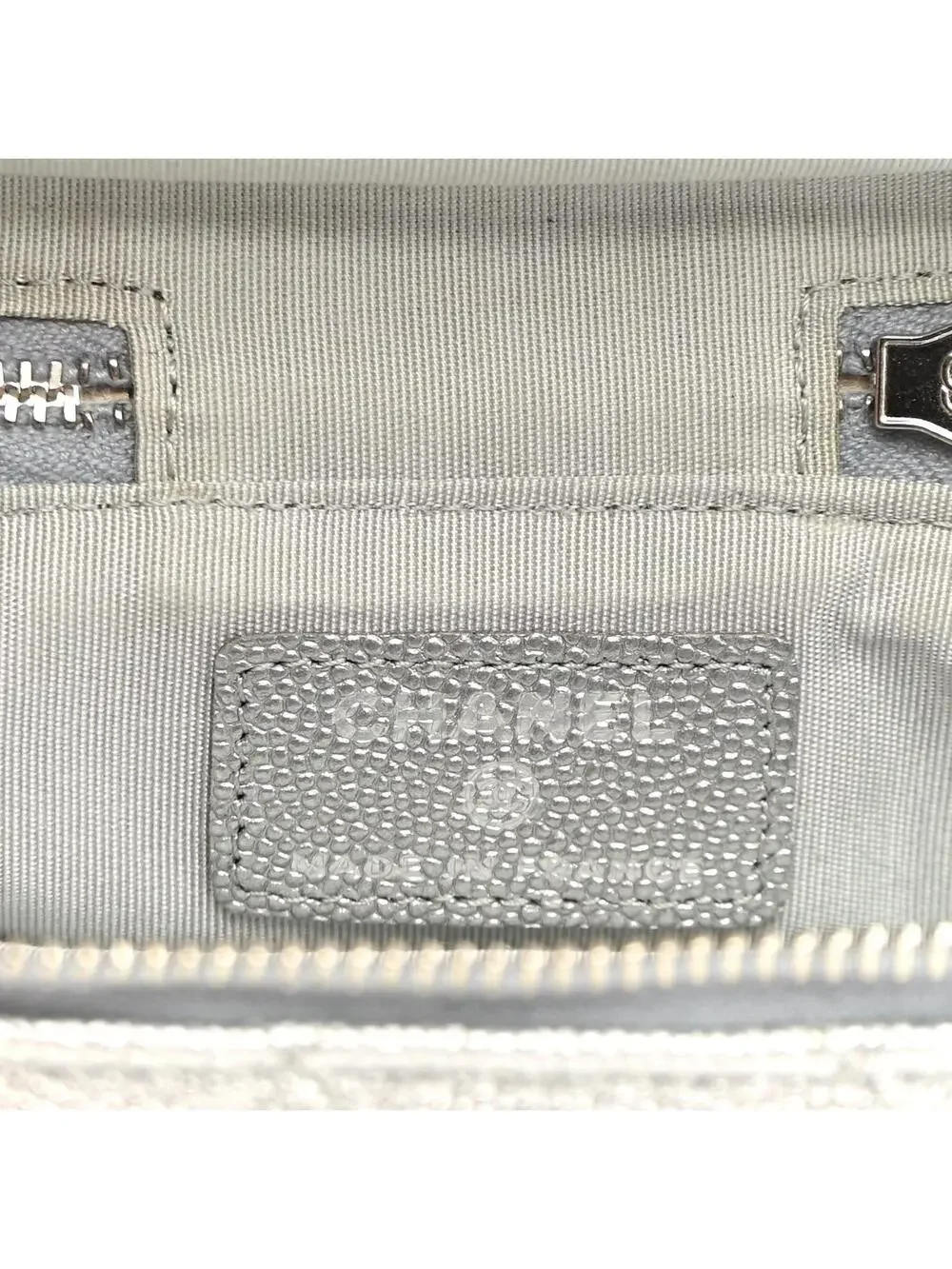 Chanel Metallic Caviar Quilted Mini Top #324099C17B
